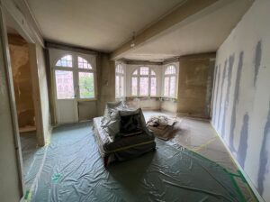 Intervention rénovation peinture Metz avant