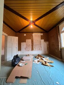 Mise en peinture et ratissage a Metz avant