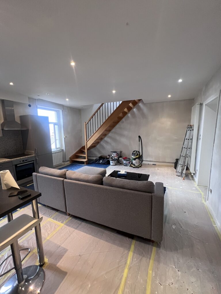 Rénovation avant Mise en peinture avant